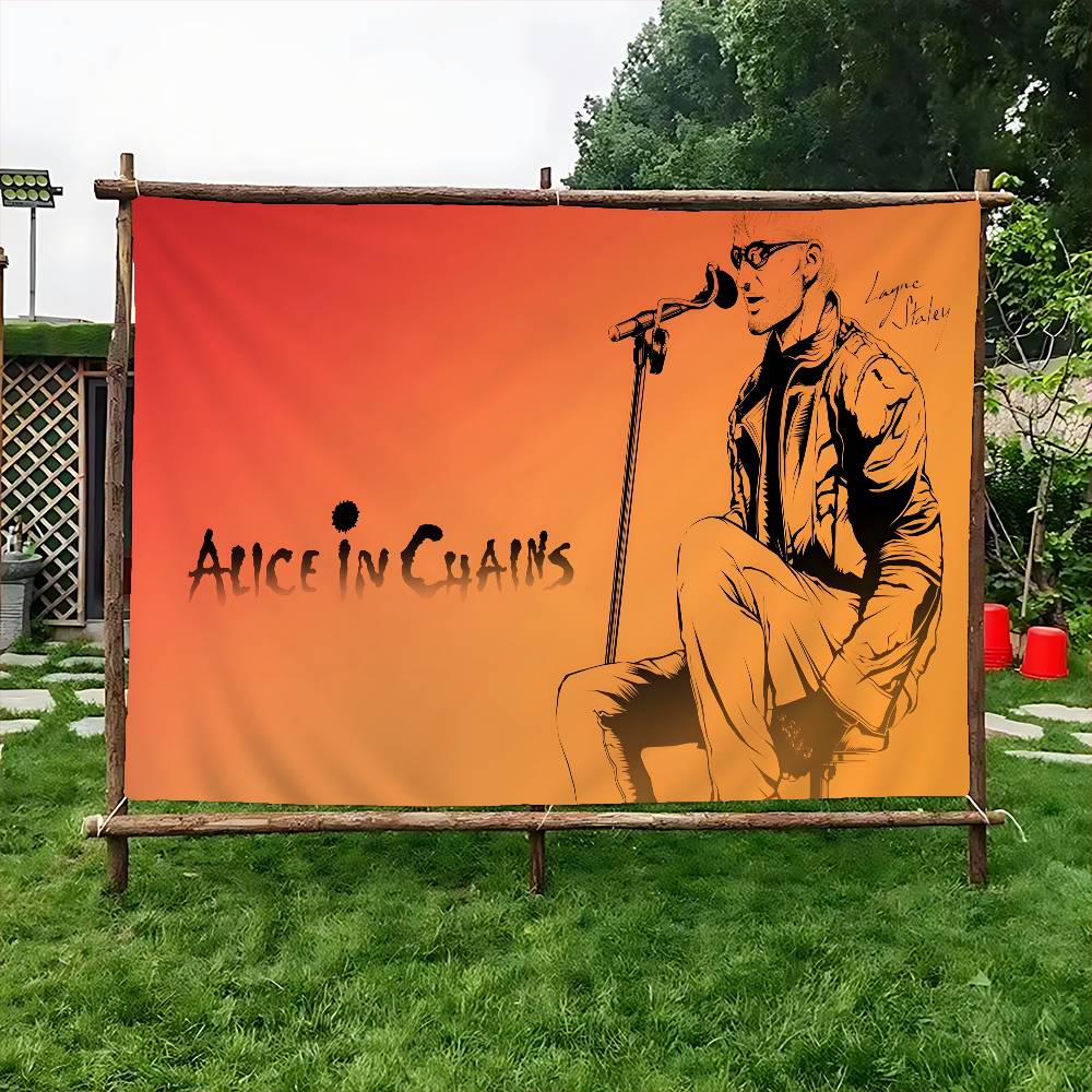 Commercial Banner Printing - Retro Müzik Alice In Chains Gelişmiş