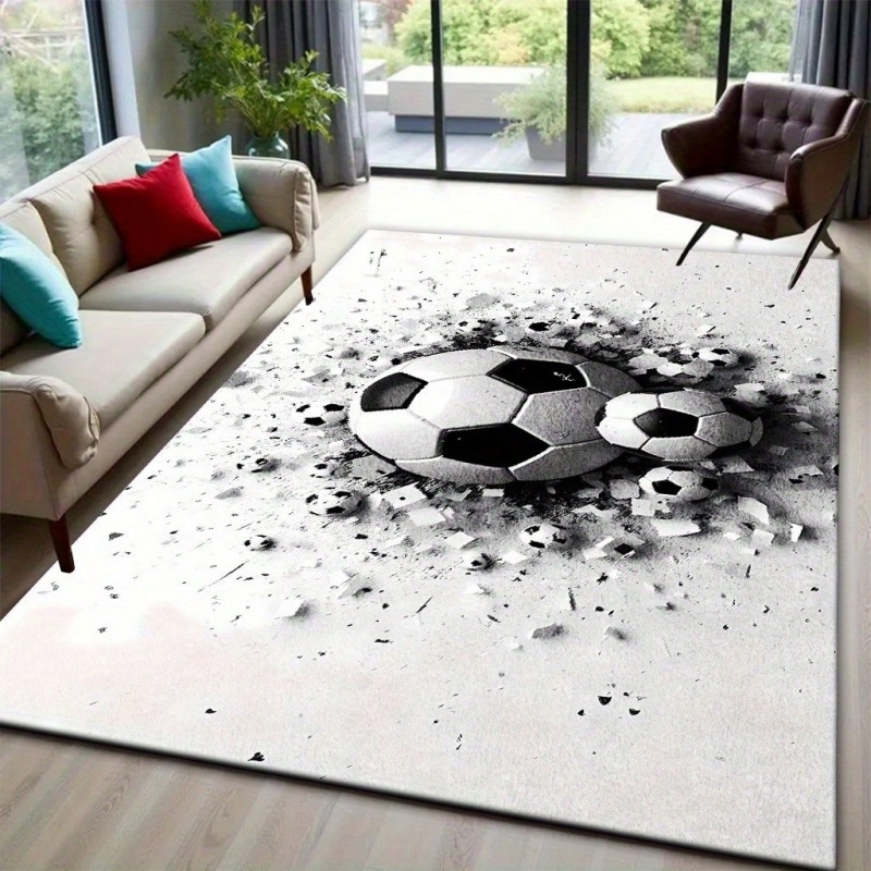 Commercial Printing & Packaging Pvt Ltd - Kırık Futbol Baskılı Büyük Alan Halısı