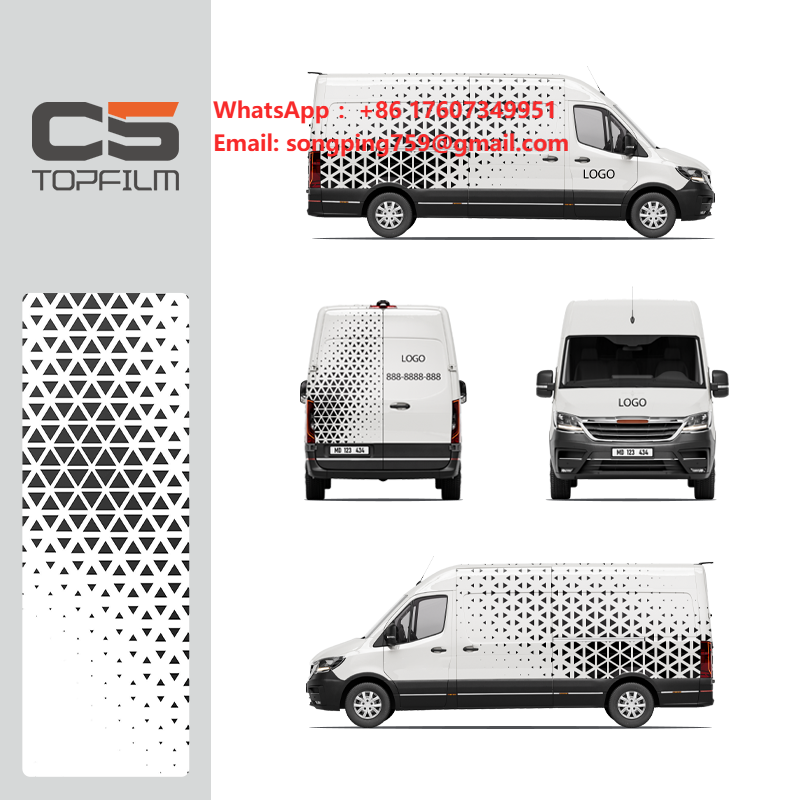 Commercial Printing & Packaging Pvt Ltd - Özel Baskılı Araç Kaplama Vinili Siyah