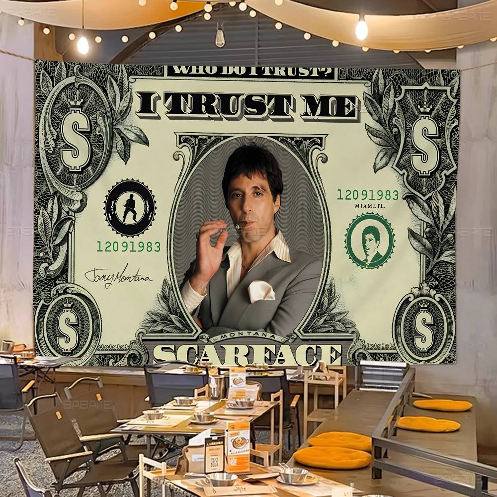 Commercial Banner Printing - Retro S-Scarface Gelişmiş Baskı Ticari Reklam