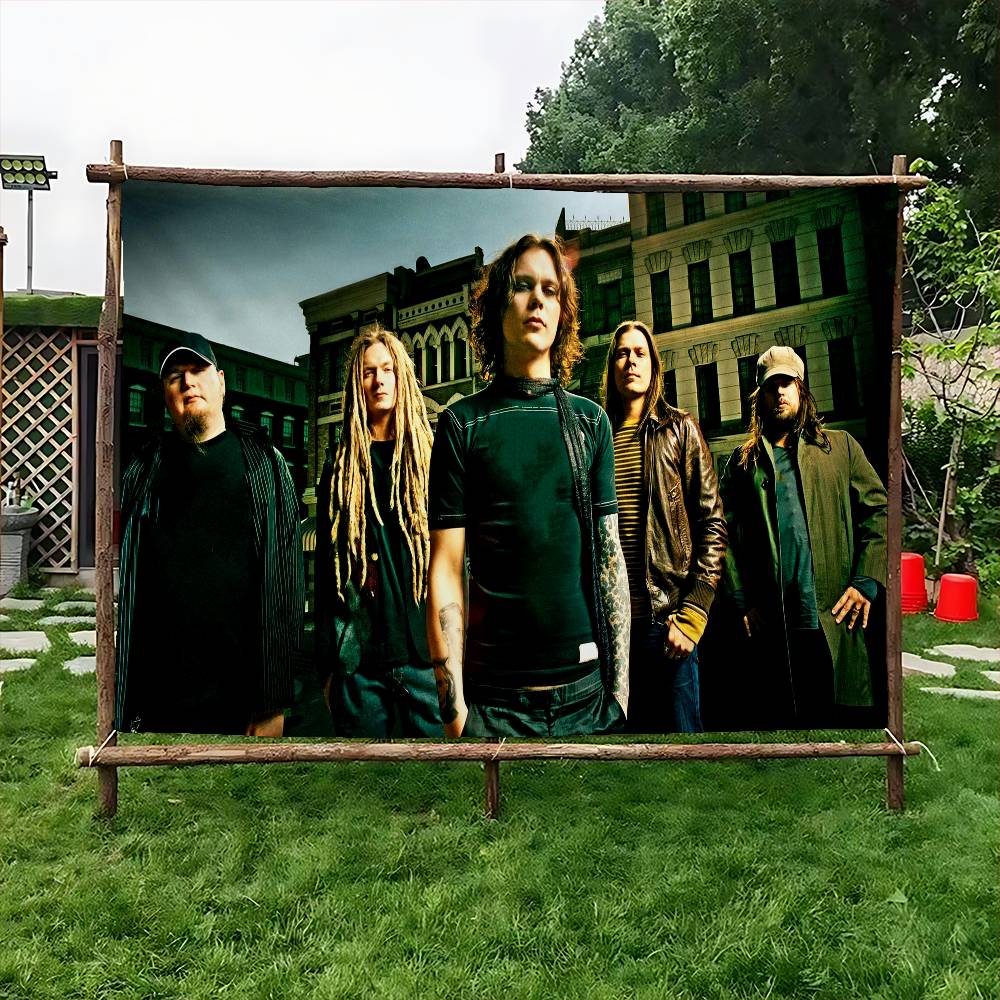 Commercial Banner Printing - Rock H-HIM Band Gelişmiş Baskı Ticari