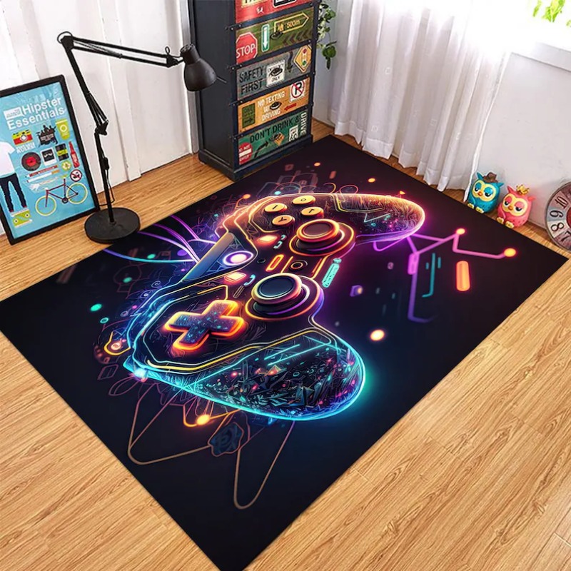 Commercial Printing & Packaging Pvt Ltd - Neon Işıltılı Oyun Kumandası Halısı Renkli