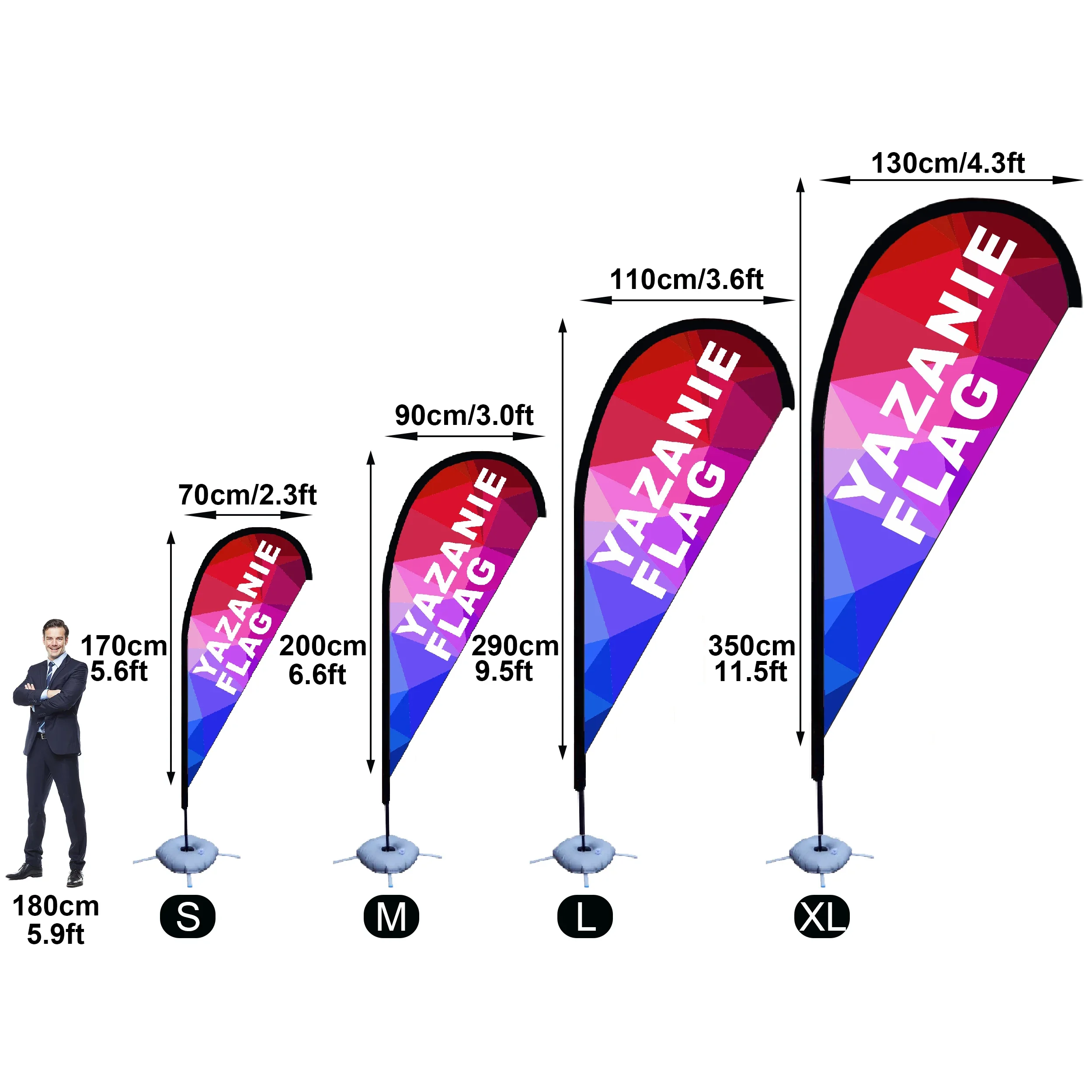 Özel Reklam Gözyaşı Şeklinde B - Commercial Banner Printing incelemesi ve fiyatı