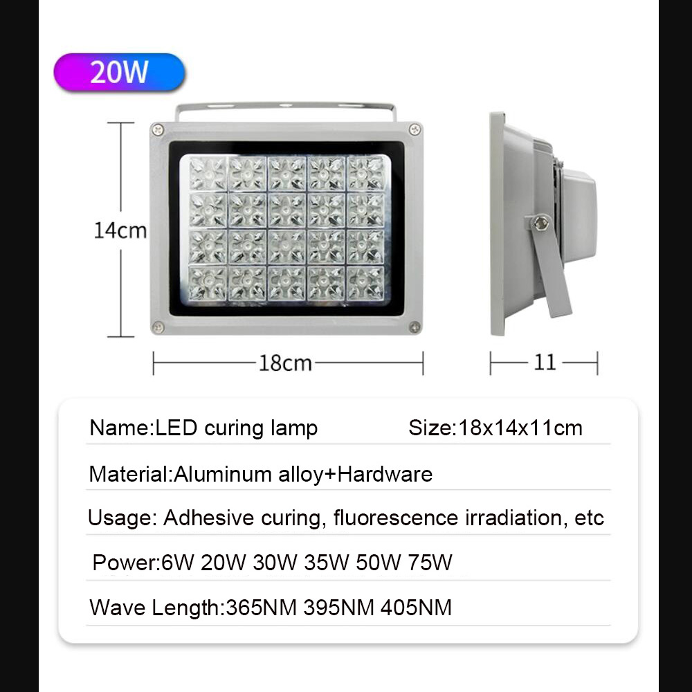 LED UV kür lambası 3D reçine d - Commercial Resin Printing incelemesi ve fiyatı