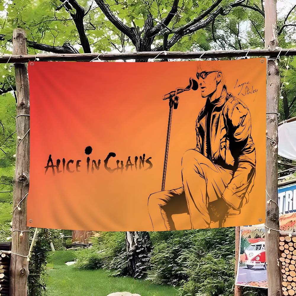 Retro Müzik Alice In Chains Ge - Commercial Banner Printing incelemesi ve fiyatı