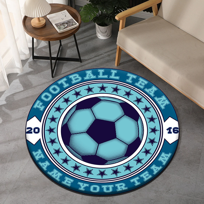 Futbol Temalı Yuvarlak Halı Sp - Commercial Printing & Packaging Pvt Ltd incelemesi ve fiyatı
