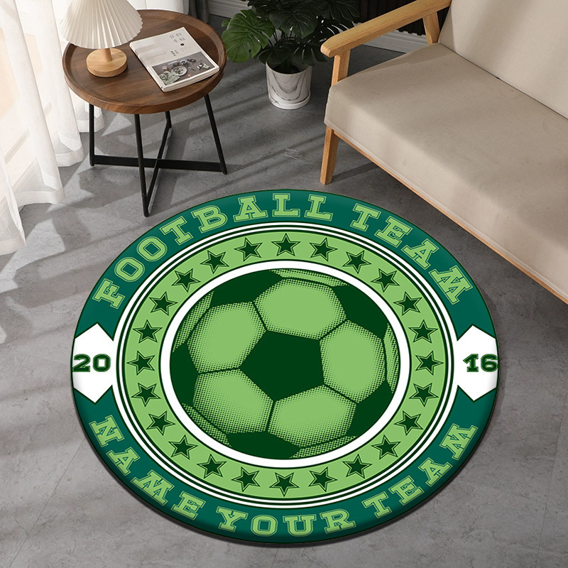 Futbol Temalı Yuvarlak Halı Sp - Commercial Printing & Packaging Pvt Ltd incelemesi ve fiyatı